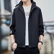 新品 外套男春秋季潮流情侶休閒印花上衣戶外連帽防風潮牌衝鋒衣男士夾克-可開發票 歷史價格詳細信息