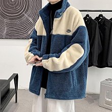 羔羊毛鋪棉外套男 2色M-3XL 痞帥機車棉服 冬季情侶翻領外套 歷史價格詳細信息
