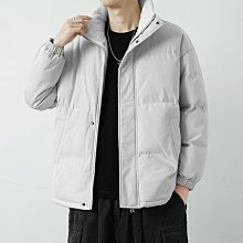 男士棉衣 情侶款輕薄保暖羽絨棉服外套立領鋪棉夾克棉襖短版外套男休閒外套韓版緊身連帽棉衣防寒外套-潮男服飾 歷史價格詳細信息