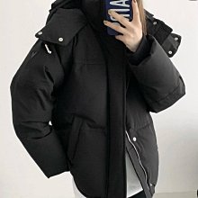 羽絨服 黑色短款羽絨服女冬季新款韓版加厚小個子90白鴨絨面包服外套 歷史價格詳細信息