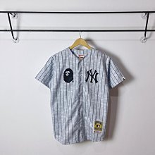 BAPE NEWYORK METS JERSEY 2020款貼佈刺繡猿人頭短袖襯衫棒球外套 歷史價格詳細信息