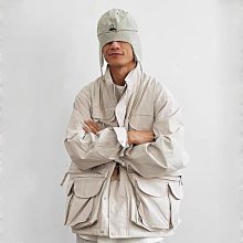 日系戶外口袋機能工裝夾克男女春夏新款寬松休閑外穿無袖馬甲外套機能背心-雅怡尚品 歷史價格詳細信息