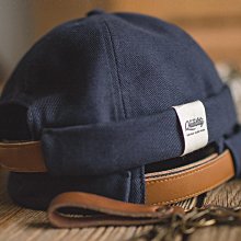 馬登工裝復古雅痞無沿瓜皮地主帽無簷水手磨毛兵冷帽子流氓帽潮男 歷史價格詳細信息