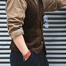 燈芯絨馬甲男士春秋寬松立領工裝坎肩外套背心馬夾潮坎肩百搭背心 歷史價格詳細信息