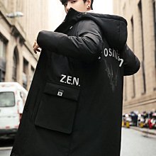 外套 羽絨外套 大衣外套 連帽風衣外套 長版羽絨外套 中長款 加厚 過膝 帥氣 保暖外套 男生衣服 冬季 歷史價格詳細信息