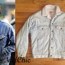 LEVI'S 美國製造古著 SHERPA卡車司機夾克 淺藍丹寧鋪毛領牛仔外套 Zac Efron Vintage USA 價格比較,價格查詢,歷史價格詳細信息