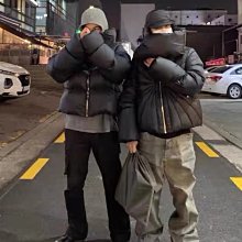 棉服美式高街小個子短款棉服男女冬季新款羽絨棉衣襖外套加厚保暖潮牌 歷史價格詳細信息