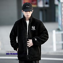 NY棉衣 飛行夾克 秋冬新款加棉加厚棒球服情侶休閒外套 羽絨棉服 短款大碼工裝外套潮牌棉衣 加厚保暖上衣外套棒球服 歷史價格詳細信息