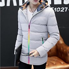 下殺-男士韓版秋冬棉襖外套 NIANJEEP/吉普盾迷彩連帽羽絨服韓版男學生短款外套 歷史價格詳細信息
