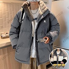 雙面穿羽絨棉服男款冬季加厚保暖棉衣日系復古格子棉襖冬裝外套男-kby科貝 歷史價格詳細信息