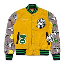 [絕版品] Billionaire Boys Club BBC 粉藕色Tiffany綠 飛狗雪尼爾絨鋪棉棒球外套 L號 歷史價格詳細信息