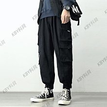 機能工裝褲男士春秋季潮牌ins寬松束腳秋冬加絨加厚休閑運動長褲 歷史價格詳細信息