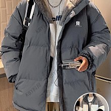 雙面穿棉衣男冬季加厚羽絨棉服美式復古立領棉襖男士冬裝保暖外套-KBY科貝 歷史價格詳細信息