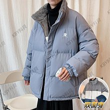 雙面穿羽絨棉服男款冬季加厚保暖棉衣日系復古格子棉襖冬裝外套男-kby科貝 歷史價格詳細信息