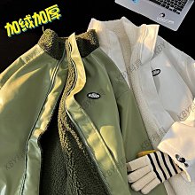 棉服美式雙面穿格紋羽絨棉服外套女冬季加厚設計感小眾派克服情侶棉衣 歷史價格詳細信息