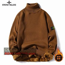 一體絨高領毛衣男秋冬季青少年加厚加絨長領針織衫漸變色保暖衣服男裝毛衣 男士針織衫 歷史價格詳細信息