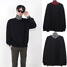 大學T 正韓 素面翻領三角領口造型長袖T 刷毛寬鬆落肩【PA10056】現貨+預購 歷史價格詳細信息