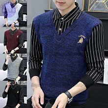 男襯衫休閒上衣打底 秋季假領帶襯衫男新款韓版寬鬆大尺碼港風男士長袖襯衫~時尚男裝 歷史價格詳細信息