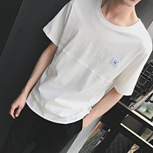 FINDSENSE MD 韓國 潮 男 時尚 休閒 卡通海浪圖案印花 短袖T恤 學生短T 短袖上衣 特色短T 歷史價格詳細信息