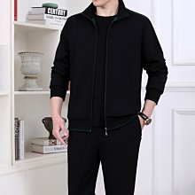 秋季運動套裝男裝新款時尚休閒帥氣寬鬆潮男拉鏈開衫衛衣兩件套 歷史價格詳細信息