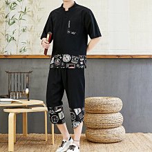 夏季亞麻襯男短袖中國風唐裝立領盤扣上復古青年大尺碼襯 歷史價格詳細信息