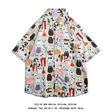 港風夏威夷短袖襯衫男寬松獨立站系列潮牌夏季花襯衣熱銷款男襯衫 歷史價格詳細信息