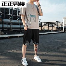 夏季新款男式T恤 男式短袖T恤韓版男士短袖男T恤潮大碼男裝男性衣服上衣T恤男裝休閒服裝-正正男裝 歷史價格詳細信息