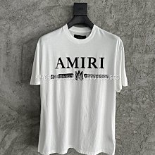 AMIRI短袖純棉圓領短袖T恤字母印花夏天半袖T恤潮牌T恤短T 價格比較,價格查詢,歷史價格詳細信息