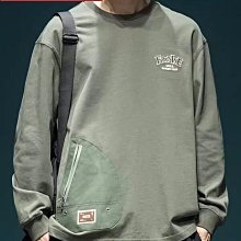 衛衣男士秋季新款寬松圓領打底衫青年簡約舒適長袖T恤上衣服-潮流好物 歷史價格詳細信息