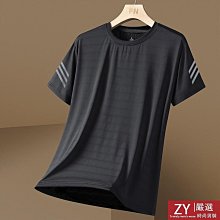 【時光角】冰絲速乾衣 男款運動衫 短袖T恤 透氣 彈力吸溼排汗跑步健身上衣 歷史價格詳細信息