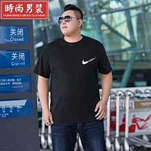 三件大碼男裝t恤短袖男胖子寬松特大號彈力休閑胖人半袖上衣加肥加大大碼圓領t清倉處理體恤簡約印花-時尚男裝 歷史價格詳細信息