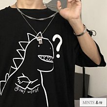 可愛恐龍短袖上衣親子裝(黃色) 歷史價格詳細信息