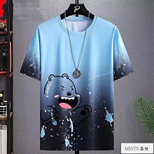男生時尚印花短袖 余文樂同款 oversize t恤 水洗短袖 高街潮牌歐美風炸街 美式復古上衣-MINTS名仕男裝 歷史價格詳細信息