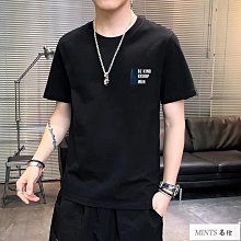 港風字母印花短T 日系 寬鬆 短袖T恤 情侶t 大尺碼 印花t 五分袖 短袖男 男t 男生T恤（KN569)【壹號站】 歷史價格詳細信息