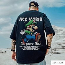 M-8xl 夏季短袖T恤後背塗鴉卡通印花T恤寬鬆兼容T恤柔軟面料學院短袖T恤 d男士T恤 歷史價格詳細信息