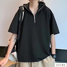 夏季帶帽t恤男短袖ins潮流港風寬松套頭衫潮牌男裝一件代貨打底衫-靚仔男裝 歷史價格詳細信息