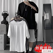 【限時下殺】素T 純棉素T 6色 圓領T 黑色素T 白色素T 短T 短袖上衣 男女生 穿搭【MT01】-MINTS名仕男裝 歷史價格詳細信息