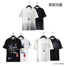 韓版夏季衣服 印花t 潮流 日系 短袖T恤 男生 寬鬆 嘻哈 大尺碼 情侶 五分袖 短T（HLT224）【壹號站】 歷史價格詳細信息
