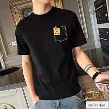 男士短t恤 韓版舒適打底衫t恤男 學院風短袖上衣服 休閒短T 夏季新款印花短t 寬T 修身顯瘦打底衫t恤男 日系經典百搭-MINTS名仕男裝 歷史價格詳細信息