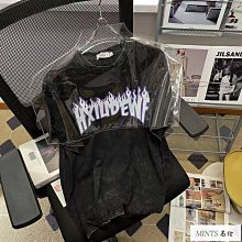 T恤 短袖 美式復古港風短袖t恤男女寬鬆ins國潮風韓版短袖情侶裝五分袖 歷史價格詳細信息