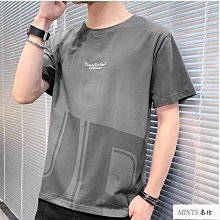 M-3XL 短袖短T 夏季簡約時尚百搭學生體恤男 休閒舒適新款新潮圓領短袖上衣男 歷史價格詳細信息