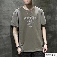 M-3XL夏季短袖T恤 男生T恤 休閒T恤 寬鬆上衣 簡約T恤 圓領上衣 潮牌T恤 印花上衣 韓版T恤 港風上衣 素色T 歷史價格詳細信息