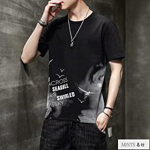 男生衣著 男生衣著 潮牌短袖夏季T恤立體領口純棉新款寬鬆圓領休閒上衣短袖體恤 短版上衣短袖T恤 短版上衣-22號穿搭 歷史價格詳細信息