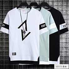 假兩件短袖T恤男【M-3XL】夏季圓領時尚潮牌五分袖T恤新款 青春流行城市風貌 學生短袖上衣男女 短t恤 t恤男 韓版-MINTS名仕男裝 歷史價格詳細信息