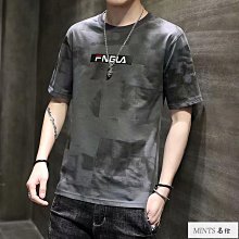 男生必備短袖 韓版短袖港風短袖T恤 原宿風五分袖T恤男 印花T恤 男女衣著 短T(LR815)-MINTS名仕男裝 歷史價格詳細信息