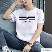 【男裝T恤】純棉短袖.短袖t恤.夏季新款男士短袖t恤潮牌撞色半袖ins潮流百搭半截袖夏裝純棉上 歷史價格詳細信息