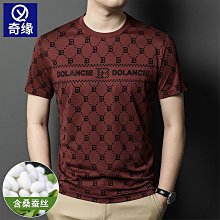 2024新款男士印花短袖夏季健身運動寬鬆圓領T恤休閒透氣打底半袖～啟航 歷史價格詳細信息