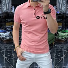 時尚男裝短袖Polo衫舒適百搭個性潮半袖翻領男士t恤絲光棉珠地棉 男短袖t 男裝 歷史價格詳細信息