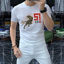 2023新款燙鉆馬短袖t恤男裝半袖圓領衫冰絲棉透氣舒適百搭顯瘦潮 男短袖t 男裝 歷史價格詳細信息