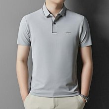新款男士夏季 短袖t恤 POLO衫  商務透氣清涼t恤 螺紋翻領短袖 立領t恤男 短袖上衣 歷史價格詳細信息